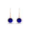 Load image into Gallery viewer, lever-back-square-halo-diamond-earrings-with-sapphire-in-rose-gold-FDEAR11243GSABL-NL-RG.jpg