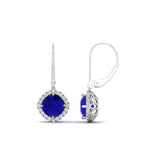 Load image into Gallery viewer, lever-back-square-halo-diamond-earrings-with-sapphire-in-white-gold-FDEAR11243GSABL-NL-WG.jpg
