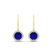 Load image into Gallery viewer, lever-back-square-halo-diamond-earrings-with-sapphire-in-yellow-gold-FDEAR11243GSABL-NL-YG.jpg
