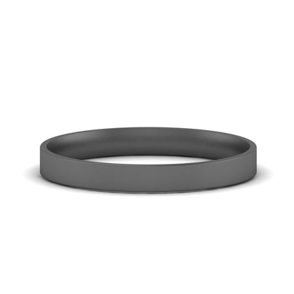 Light Weight Flat Mens Wedding Band