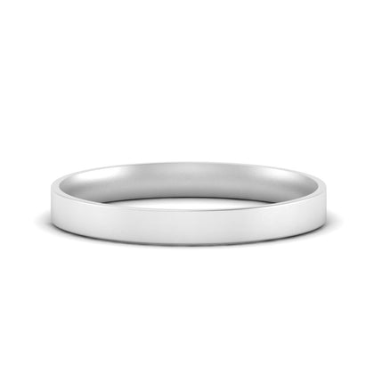 Light Weight Flat Mens Wedding Band
