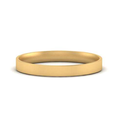 Light Weight Flat Mens Wedding Band