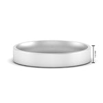 Load image into Gallery viewer, Light Weight Flat 4 mm Mens Wedding Band
