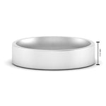 Load image into Gallery viewer, Light Weight Flat 4 mm Mens Wedding Band
