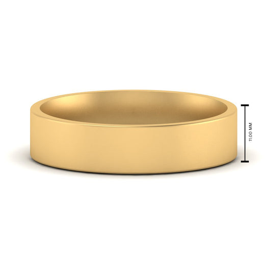 Light Weight Flat 4 mm Mens Wedding Band