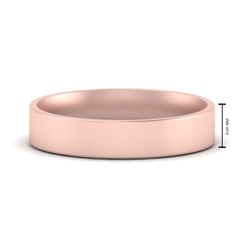 Light Weight Flat Mens Wedding Band