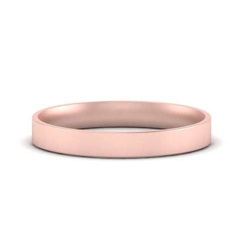 Light Weight Flat Mens Wedding Band