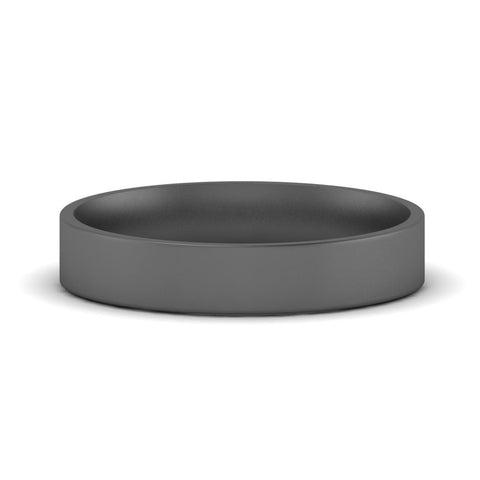 Light Weight Flat Mens Wedding Band