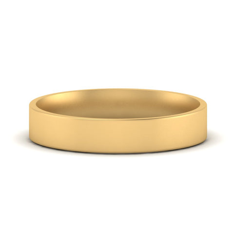 Light Weight Flat Mens Wedding Band