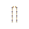 Load image into Gallery viewer, long-hanging-diamond-drop-earring-with-blue-sapphire-in-14K-yellow-gold-FDEAR652340GSABL-NL-YG