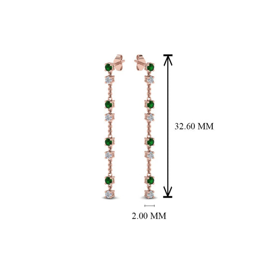long-hanging-diamond-drop-earring-with-emerald-in-14K-rose-gold-FDEAR652340GEMGR-NL-RG