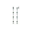 Load image into Gallery viewer, long-hanging-diamond-drop-earring-with-emerald-in-14K-white-gold-FDEAR652340GEMGR-NL-WG