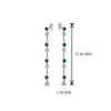Load image into Gallery viewer, long-hanging-diamond-drop-earring-with-emerald-in-14K-white-gold-FDEAR652340GEMGR-NL-WG