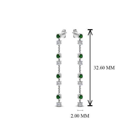 long-hanging-diamond-drop-earring-with-emerald-in-14K-white-gold-FDEAR652340GEMGR-NL-WG