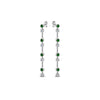 Load image into Gallery viewer, long-hanging-diamond-drop-earring-with-emerald-in-14K-white-gold-FDEAR652340GEMGR-NL-WG