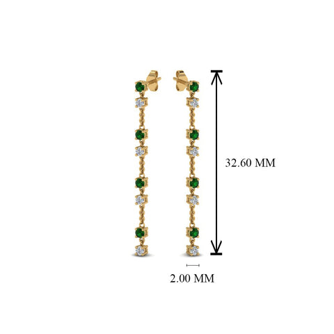 long-hanging-diamond-drop-earring-with-emerald-in-14K-yellow-gold-FDEAR652340GEMGR-NL-YG