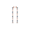 Load image into Gallery viewer, long-hanging-diamond-drop-earring-with-ice-blue-topaz-in-14K-rose-gold-FDEAR652340GICBLTO-NL-RG