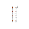 Load image into Gallery viewer, long-hanging-diamond-drop-earring-with-orange-sapphire-in-14K-white-gold-FDEAR652340GSAOR-NL-WG