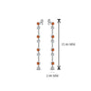 Load image into Gallery viewer, long-hanging-diamond-drop-earring-with-orange-sapphire-in-14K-white-gold-FDEAR652340GSAOR-NL-WG
