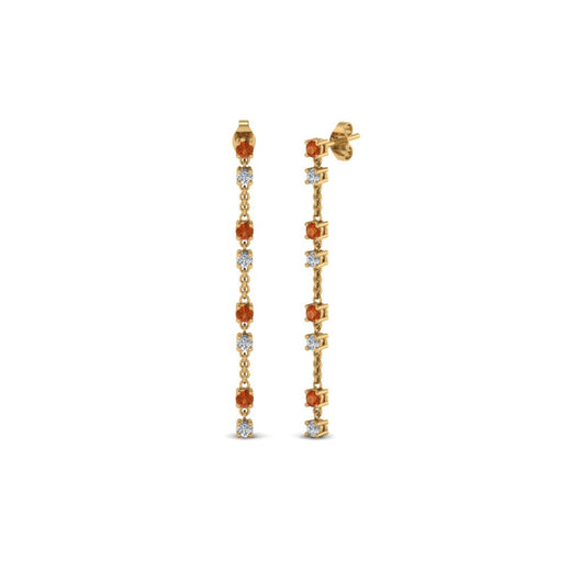 long-hanging-diamond-drop-earring-with-orange-sapphire-in-14K-yellow-gold-FDEAR652340GSAOR-NL-YG