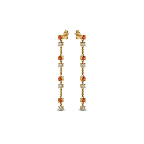 long-hanging-diamond-drop-earring-with-orange-sapphire-in-14K-yellow-gold-FDEAR652340GSAOR-NL-YG