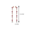 Load image into Gallery viewer, long-hanging-diamond-drop-earring-with-pink-sapphire-in-14K-rose-gold-FDEAR652340GSADRPI-NL-RG