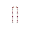 Load image into Gallery viewer, long-hanging-diamond-drop-earring-with-pink-sapphire-in-14K-rose-gold-FDEAR652340GSADRPI-NL-RG