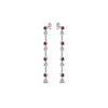 Load image into Gallery viewer, long-hanging-diamond-drop-earring-with-pink-sapphire-in-14K-white-gold-FDEAR652340GSADRPI-NL-WG