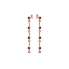 Load image into Gallery viewer, long-hanging-diamond-drop-earring-with-ruby-in-14K-rose-gold-FDEAR652340GRUDR-NL-RG