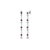 Load image into Gallery viewer, long-hanging-diamond-drop-earring-with-ruby-in-14K-white-gold-FDEAR652340GRUDR-NL-WG