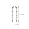 Load image into Gallery viewer, long-hanging-diamond-drop-earring-with-ruby-in-14K-white-gold-FDEAR652340GRUDR-NL-WG