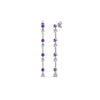 Load image into Gallery viewer, long-hanging-diamond-drop-earring-with-violac-topaz-in-14K-white-gold-FDEAR652340GVITO-NL-WG