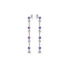 Load image into Gallery viewer, long-hanging-diamond-drop-earring-with-violac-topaz-in-14K-white-gold-FDEAR652340GVITO-NL-WG
