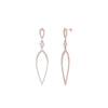 Load image into Gallery viewer, long-hanging-diamond-teardrop-earring-in-rose-gold-FD-EAR10629-NL-RG