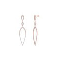 Thumbnail 1 - long-hanging-diamond-teardrop-earring-in-rose-gold-FD-EAR10629-NL-RG