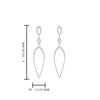 Load image into Gallery viewer, long-hanging-diamond-teardrop-earring-in-white-gold-FD-EAR10629-ANGLE1-NL-WG-HW