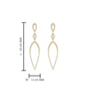 Load image into Gallery viewer, long-hanging-diamond-teardrop-earring-in-yellow-gold-FD-EAR10629-NL-YG