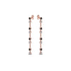 Load image into Gallery viewer, long-hanging-drop-earring-with-black-diamond-in-14K-rose-gold-FDEAR652340GBLACK-NL-RG