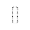 Load image into Gallery viewer, long-hanging-drop-earring-with-black-diamond-in-14K-white-gold-FDEAR652340GBLACK-NL-WG