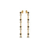 Load image into Gallery viewer, long-hanging-drop-earring-with-black-diamond-in-14K-yellow-gold-FDEAR652340GBLACK-NL-YG