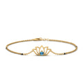 Thumbnail 55 - Cute Lotus Chain Bracelet