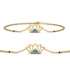 Load image into Gallery viewer, Cute Lotus Chain Bracelet