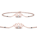 Thumbnail 5 - cute-lotus-chain-bracelet