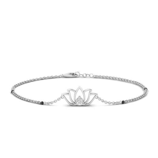 Cute Lotus Chain Bracelet
