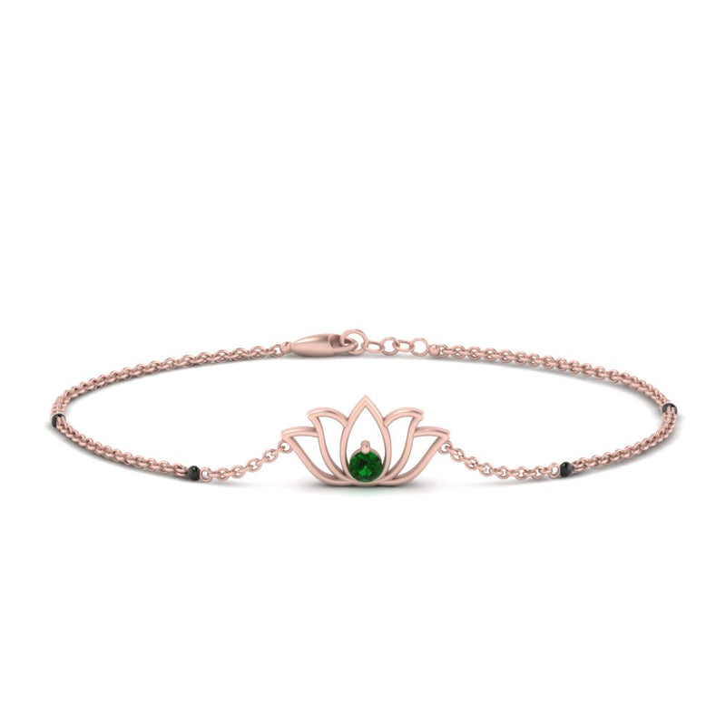 Cute Lotus Chain Bracelet