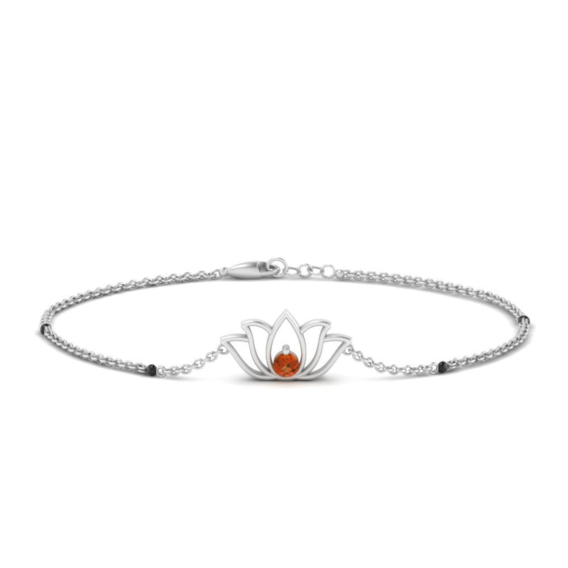 Cute Lotus Chain Bracelet