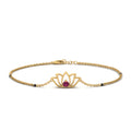 Thumbnail 46 - Cute Lotus Chain Bracelet