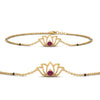 Load image into Gallery viewer, Cute Lotus Chain Bracelet