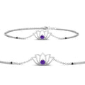 Thumbnail 37 - Cute Lotus Chain Bracelet