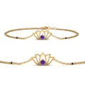 Thumbnail 56 - Cute Lotus Chain Bracelet